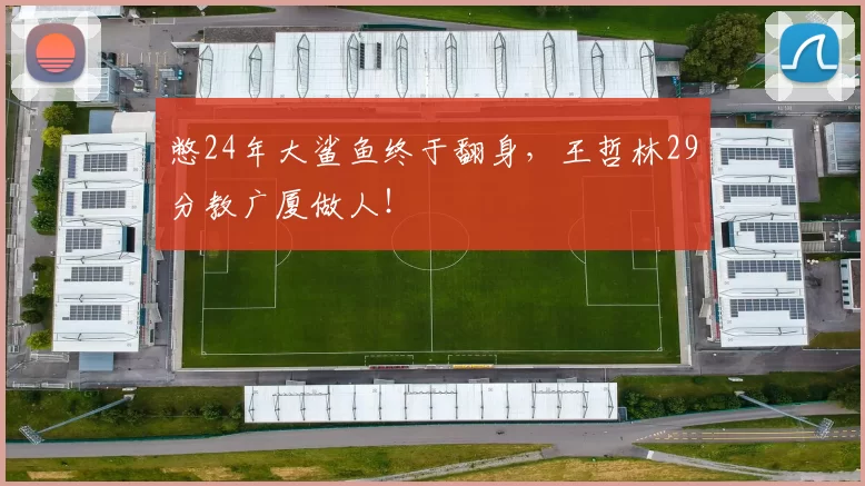 憋24年大鲨鱼终于翻身,王哲林29分教广厦做人!