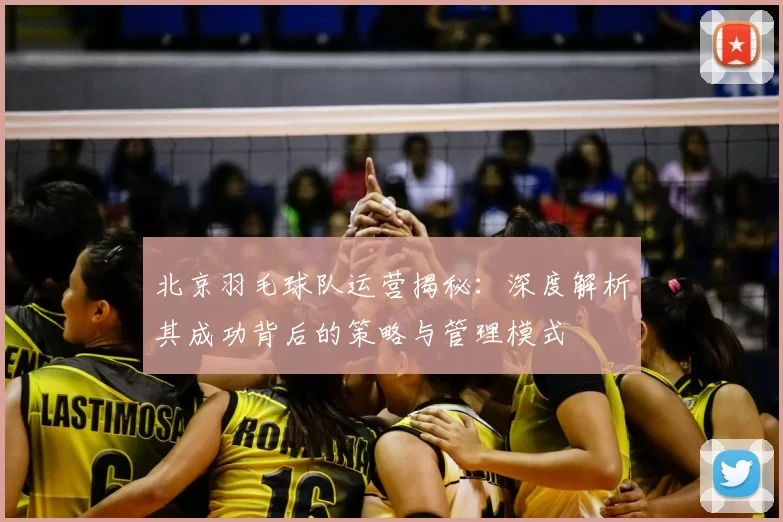 北京羽毛球队运营揭秘：深度解析其成功背后的策略与管理模式